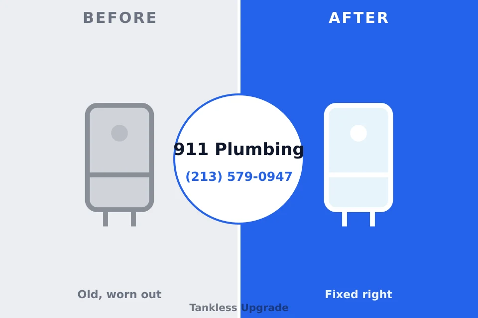 Before and after: plumbing repair North Wilkesboro, NC